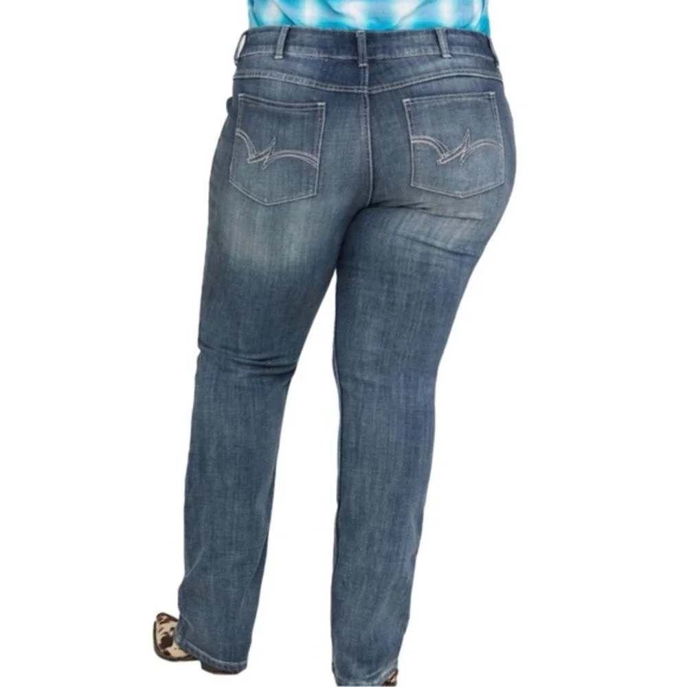 Wrangler Straight‎ Leg Jeans Size 17 X 32
